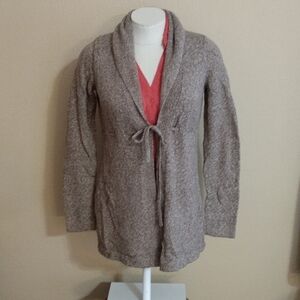 Motherhood Maternity Tie Closure Shawl Collar Cardigan Size S